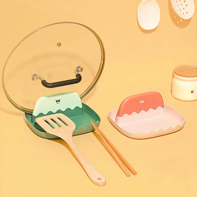 Utensils Pot Lid Rest Holder on a clean kitchen countertop